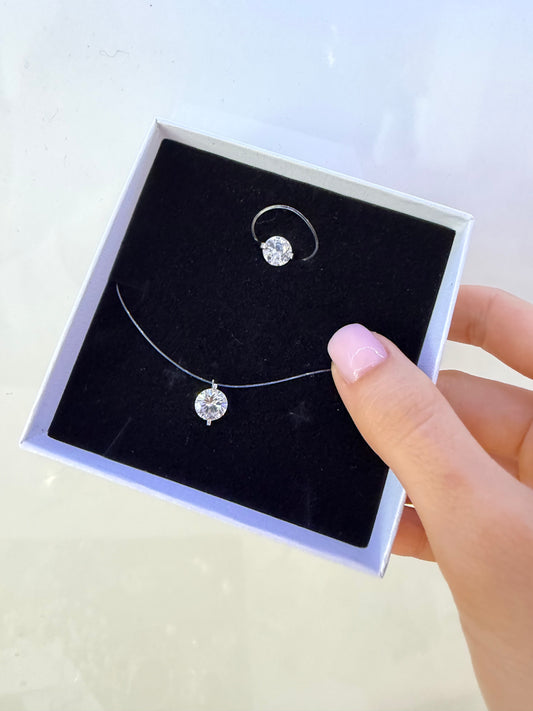 Колие с едно камъче