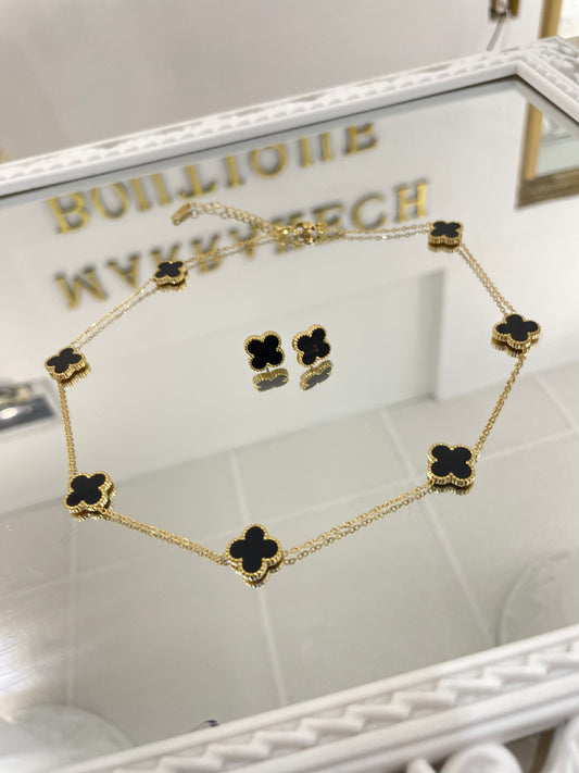 Дамско колие с детелини