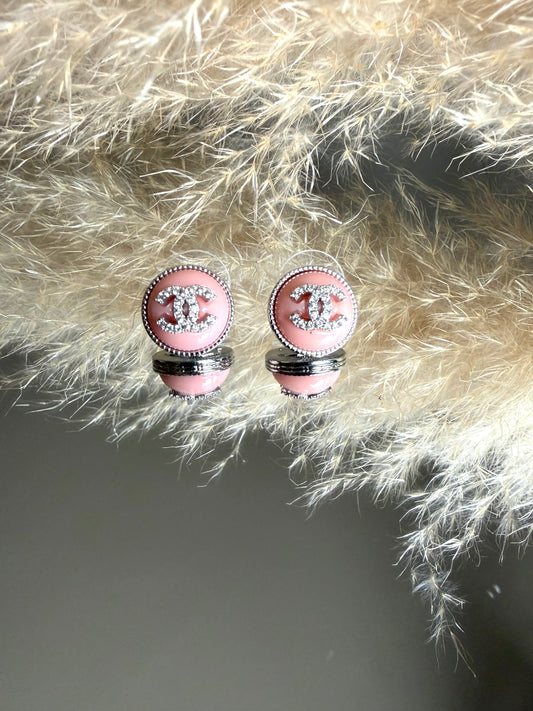 Обеци Pink Glow