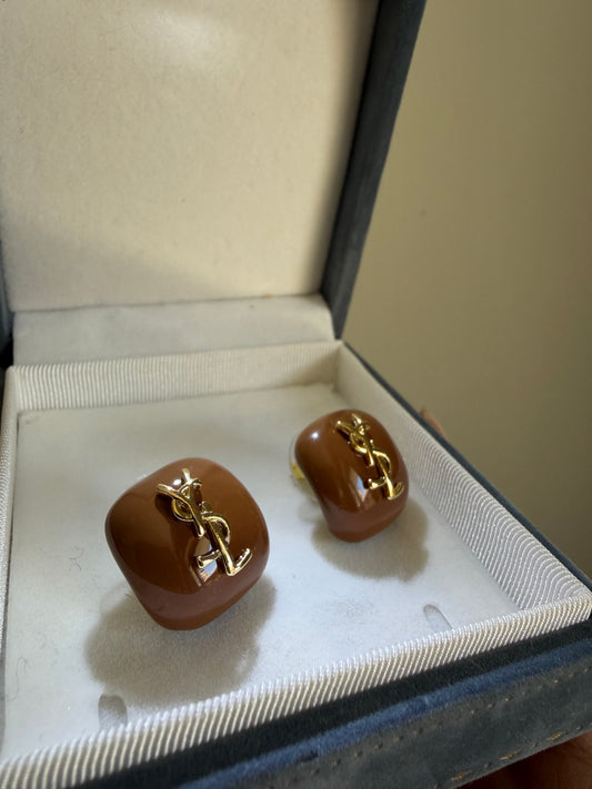Cercei de damă “Candy Brown”