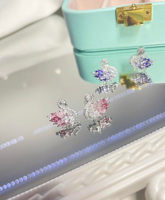 Обеци "Лебед"