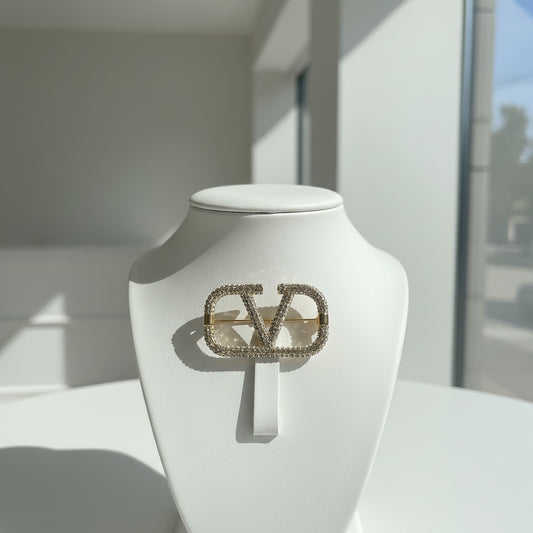 Broșă Golden Crystal
