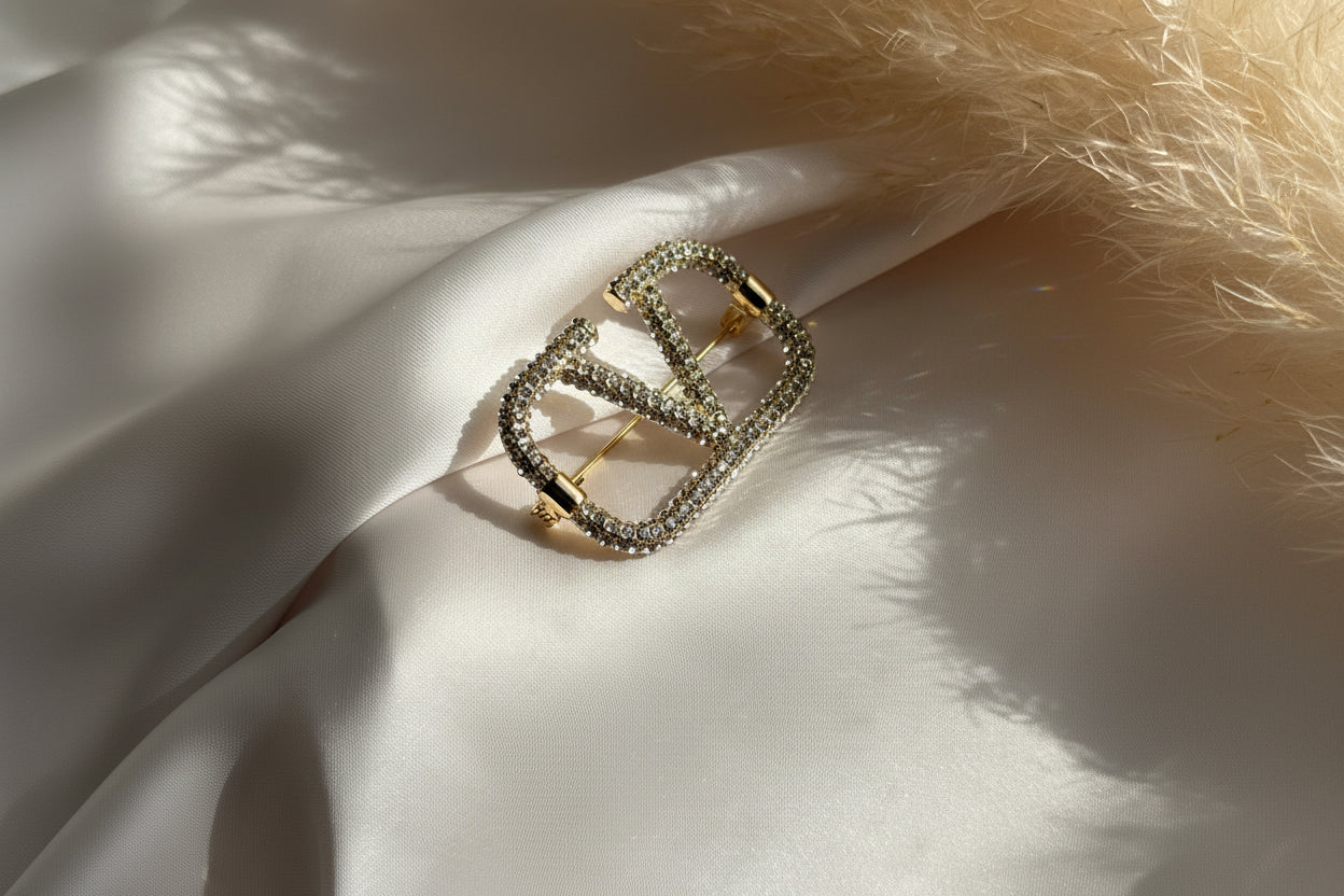 Брошка Golden Crystal