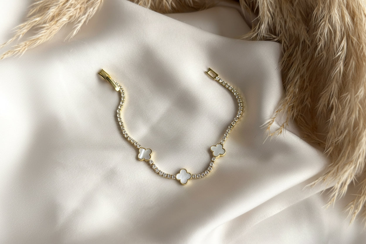 Clover Tennis Bracelet