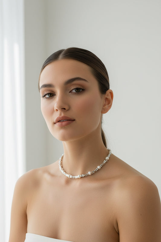 Colier cu perle naturale Alyssa