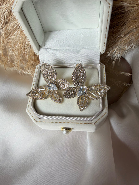 Обеци Butterfly