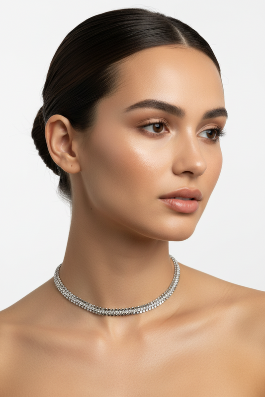 Елегантно колие Silver Bliss