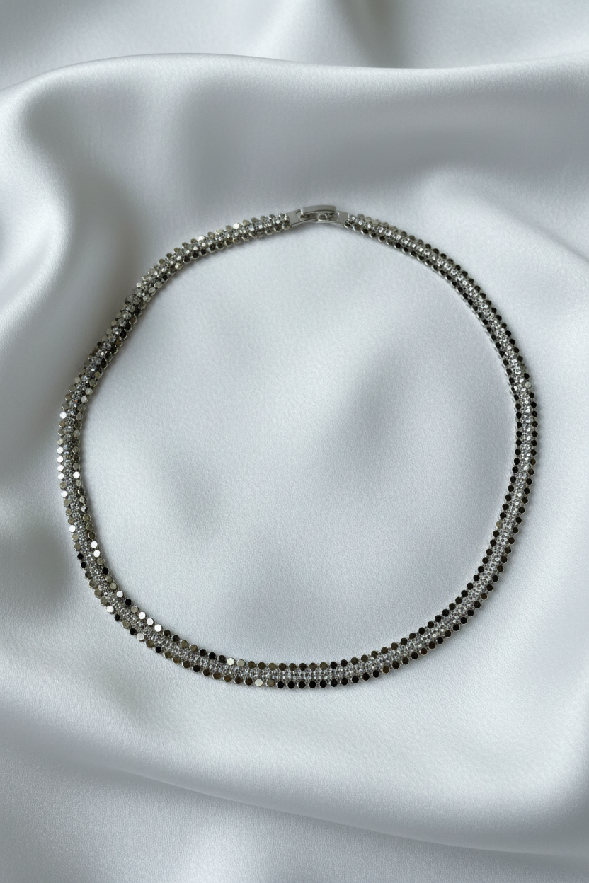 Елегантно колие Silver Bliss