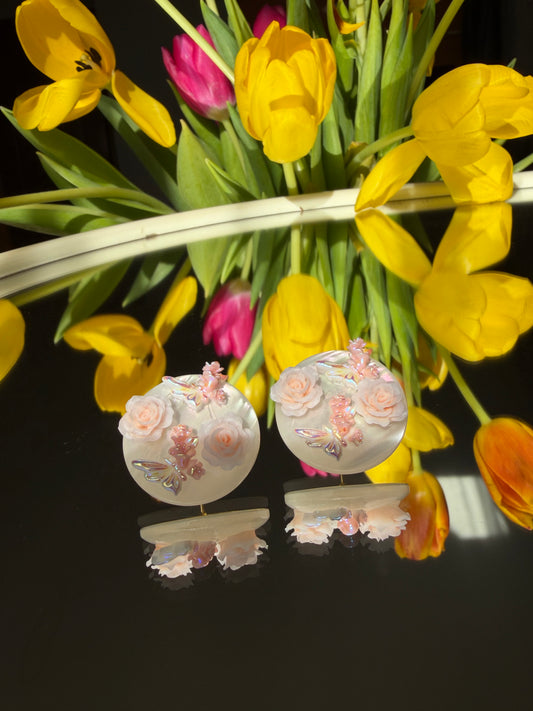 Ръчно изработени обеци “Flowers “
