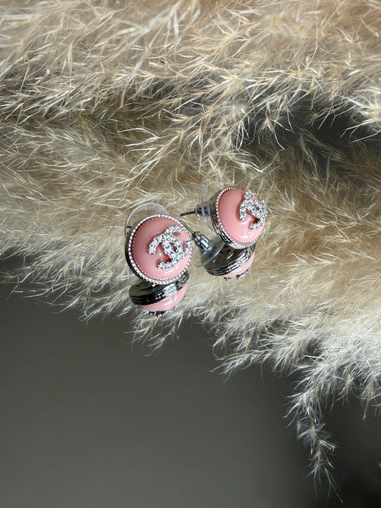 Обеци Pink Glow