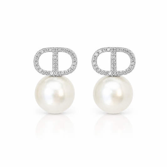 Мини обеци “Pearl Elegance”