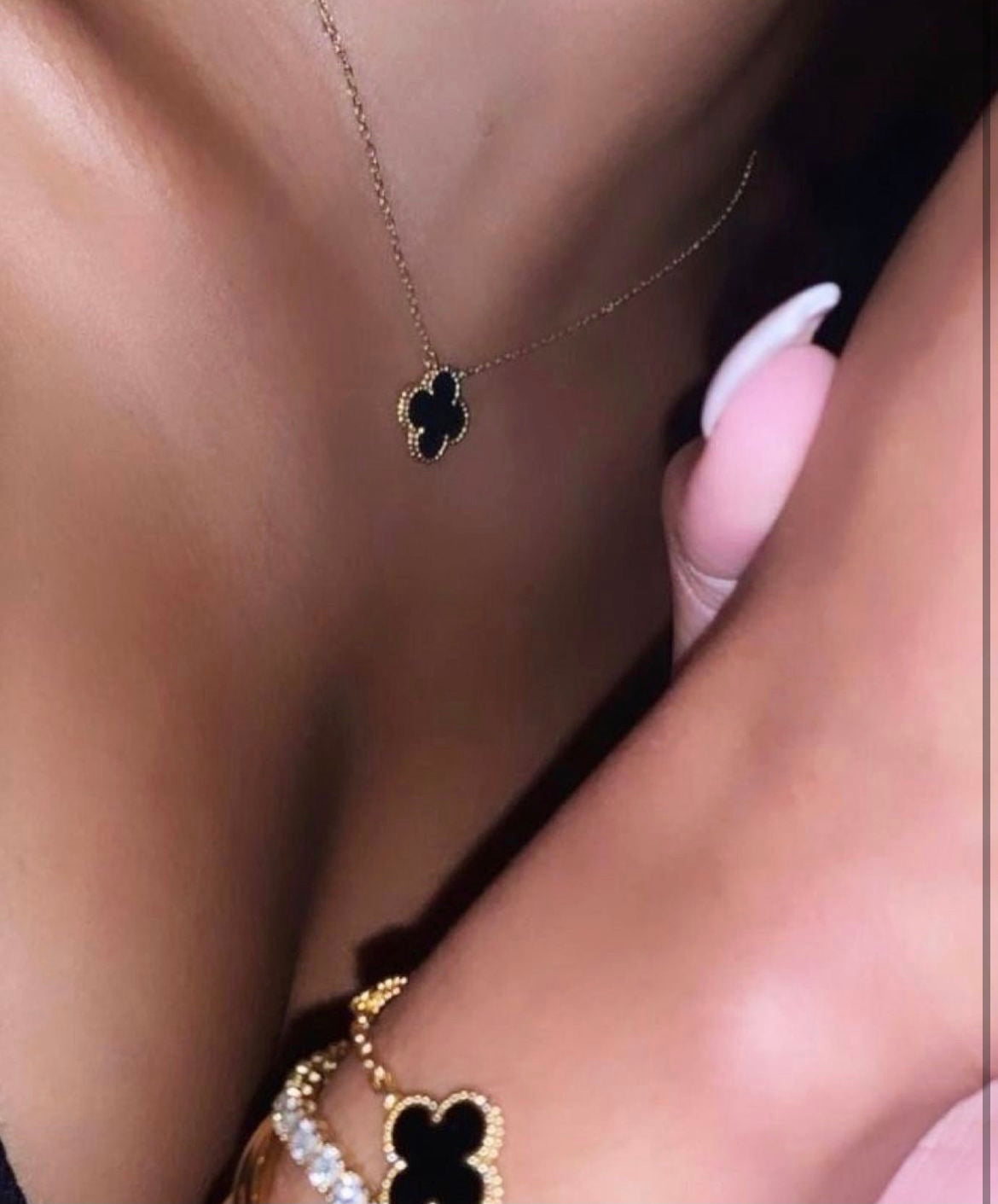 Колие с детелинка